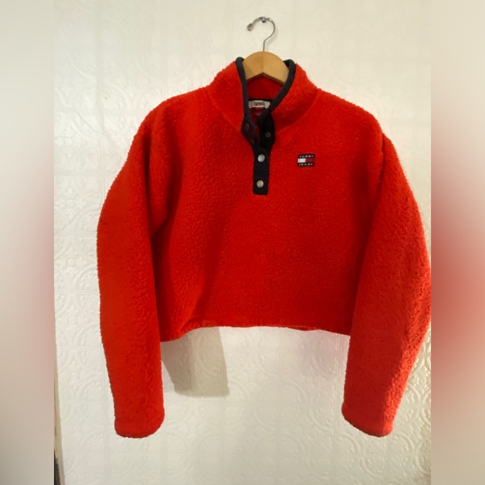 Tommy Jeans | Cropped Sherpa Fleece | Small